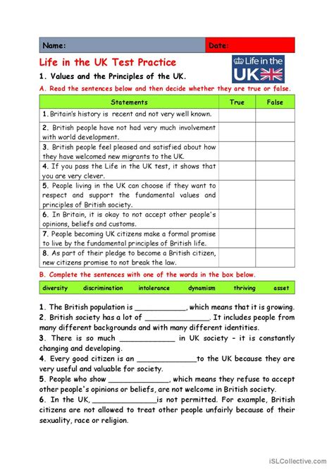 life in the uk test pdf